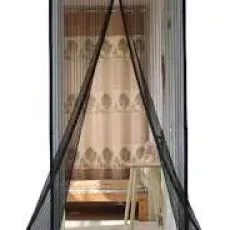 Magnetic mosquito net for doors